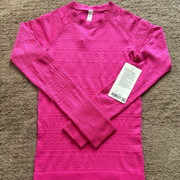 Lululemon RestLess Pullover Brand New Size 4 Sonic Pink - Picture 1 of 2